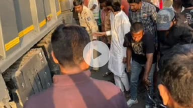 અમદાવાદ શહેર: જુહાપુરા ચાર રસ્તા પાસે અકસ્માત ઘટના બની