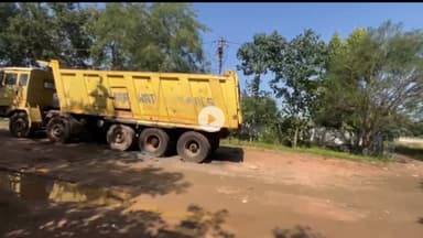 शिवपुरी: अमोला थाना क्षेत्र में माइनिंग विभाग ने रेत से भरे वाहन ज़ब्त किए