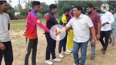 मुलचेरा: गांधीनगर येथे भव्य टेनिस बॉल क्रिकेट सामन्याला माजी आमदार दिपकदादा आत्राम यांची उपस्थिती..