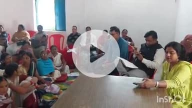 करपी: करपी प्रखंड मुख्यालय के सभा कक्ष में आंगनबाड़ी सेविकाओं का प्रशिक्षण आयोजित