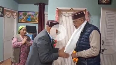 स्पीति: लाहौल के खंगसर गांव से संबंध रखने वाले सेवानिवृत हवलदार अशोक कुमार ने सपरिवार थामा भाजपा का दामन