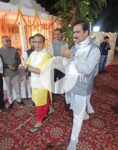 सारंगपुर: भोपाल में सारंगपुर विधायक गौतम टेटवाल ने दिवाली मिलन अन्नकूट महोत्सव में की शिरकत