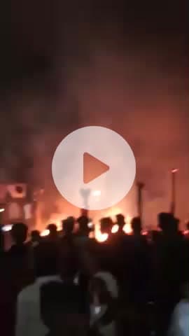 guru ji Chowk guess cylinder se laga aag baking news