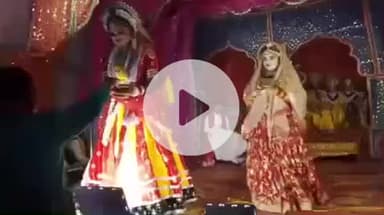 पट्टी: पट्टी में जय श्रीराम के जयकारों से गूंज उठा, रावण तपस्या और राम जन्म का हुआ मंचन