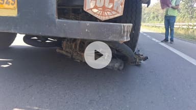 छपारा: नेशनल हाईवे 44 पर बंजारी घाटी के पास कंटेनर ने बाइक को मारी टक्कर, पति-पत्नी की मौत