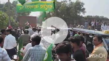 भभुआ: भभुआ हवाई अड्डा में तेजस्वी यादव के कार्यक्रम के बाद सड़क पर घंटों लगा रहा जाम