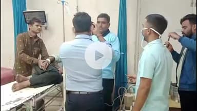 चूरू: वार्ड संख्या 6 में निर्माण कार्य के दौरान युवक छत से गिरा, गंभीर हालत में किया गया रैफर