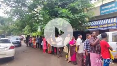 மதுரை கிழக்கு: மத்திய அரசின் ஆதார் சேவை மையத்தில் திருத்தம் செய்ய நீண்ட வரிசையில் காத்திருக்கும் ஆயிரக்கணக்கான பொதுமக்கள்