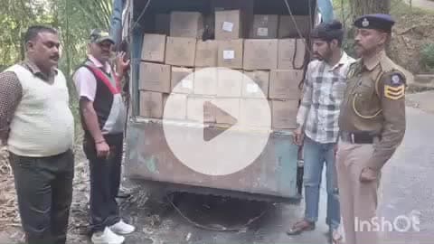 पंचरुखी: पंचरुखी पुलिस ने गुप्त सूचना के आधार पर बोलोरो पिकअप से 200 पेटी अवैध देशी शराब बरामद की, मामला दर्ज