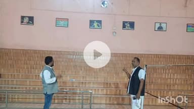 मेदिनीनगर (डालटनगंज): सांसद खेल महोत्सव को लेकर सांसद प्रतिनिधि ने खेल मैदानों का किया निरीक्षण