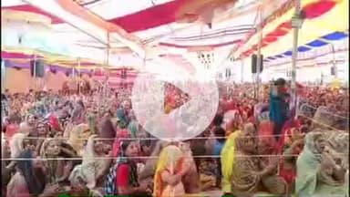 पीपलदा: तलाव गांव में चल रही भागवत कथा, कलयुग के प्राणियों के पापों का हनन करने का उत्तम साधन, उमड़ी भीड़