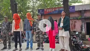 कांके: सदर थाना क्षेत्र में चोरी करने वाले एक युवती सहित तीन आरोपी गिरफ्तार