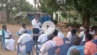 மணப்பாறை: திமுக அலுவலகம் உள்ளிட்ட பல்வேறு இடங்களில் திமுகவினருக்கு வாக்கு சாவடி குறித்து ஆலோசனை வழங்கிய அண்ணாமலை ரகுபதி