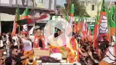 अन्ता: अंता विधानसभा उपचुनाव के प्रचार के अंतिम दिन रविवार को मुख्यमंत्री भजन लाल शर्मा ने अंता में किया रोड शो