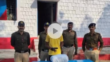 सिहावल: कमर्जी पुलिस ने ग्राम शिवपुरवा से गांजे के साथ एक आरोपी को पकड़ा