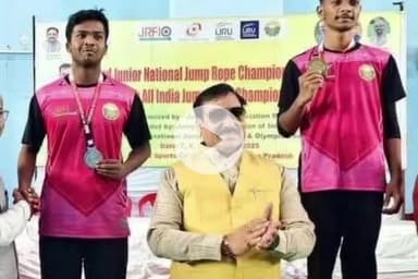 सारंगपुर: रीवा में 22वीं राष्ट्रीय जंप रोप प्रतियोगिता में सारंगपुर विधायक गौतम टेटवाल ने प्रतिभागियों को किया सम्मानित