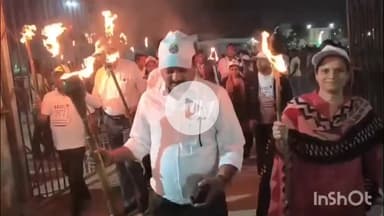 सुपौल: सुपौल में विधानसभा चुनाव को लेकर मतदाताओं को जागरूक करने के लिए पदाधिकारी ने निकाला मशाल जुलूस