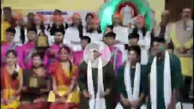 देवघर: देवघर में राष्ट्रीय समूहगान प्रतियोगिता का भव्य आयोजन, धनबाद टीम ने जीता प्रथम स्थान