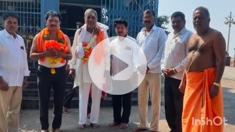 కుల్కచర్ల: ఎంపీ కొండ విశ్వేశ్వర్ రెడ్డి త్వరగా కోలుకోవాలని పాంబండ రామలింగేశ్వర దేవాలయంలో ప్రత్యేక పూజలు నిర్వహించిన భాజపా నాయకులు