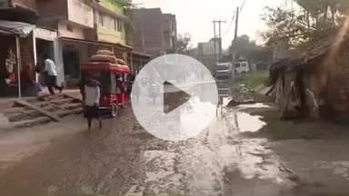 सरमेरा: सरमेरा के ग्रामीण बाजार फाटक पर जलजमाव से राहगीर परेशान