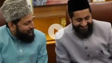 रामपुर: बरेली गेट स्थित कार्यालय पर सपा सांसद मौलाना मोहिबुल्लाह नदवी ने AAP नेता फैसल लाला से की मुलाक़ात