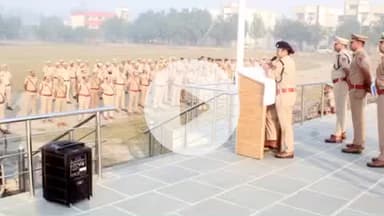 कैथल: कैथल की पुलिस अधीक्षक उपासना ने किया जनरल परेड का निरीक्षण