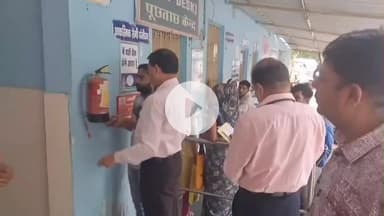 भिंड नगर: सीएमएचओ ने किया ज़िला अस्पताल का निरीक्षण