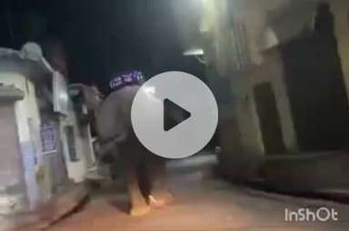 हरिद्वार: जमालपुर में झंडा चौक तक पहुंचे जंगली हाथी, लोगों ने किया खदेड़ना