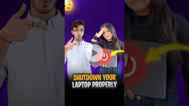 Correct way to Shut Down your Gaming Laptop😱#office #officelife #officetipsandtricks #tipsandtricks
