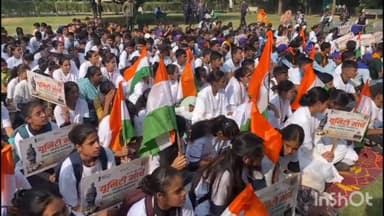 चूरू: चूरू में एकता मार्च का आयोजन, जिला कलक्टर अभिषेक सुराणा रहे मौजूद