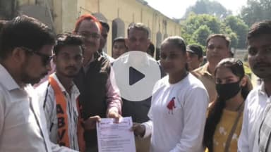 तिलहर: अखिल भारतीय विद्यार्थी परिषद ने छात्रों की कई समस्याओं को लेकर जीएफ कॉलेज प्रशासन को ज्ञापन दिया