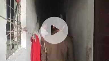 झांसी: बीबीसी कॉलेज के पीछे मदक खाना मोहनी बाबा क्षेत्र में फटा घरेलू सिलेंडर, एक व्यक्ति हुआ घायल