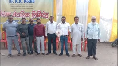 गिरिडीह: सदर प्रखंड के गादी श्रीरामपुर सचिवालय में निरंजन मेटलिक द्वारा मुफ्त स्वास्थ्य जांच शिविर का आयोजन