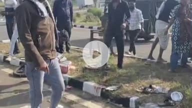 छपारा: राष्ट्रीय राजमार्ग 44 पर छपारा कला के पास तेज रफ्तार कंटेनर ने मिनी ट्रक को मारी टक्कर