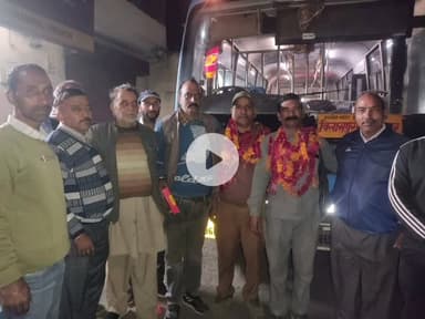 नमहोल: डाबर से बस सेवा शुरू, लोगों ने किया गर्मजोशी से स्वागत