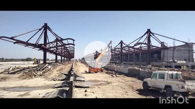 धार: धार में रेलवे स्टेशन के निर्माण कार्य में तेज़ी, 4 प्लेटफॉर्म और शेड का काम शुरू