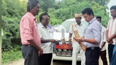 வெம்பக்கோட்டை: கீழகோதைநாச்சியாபுரம் தாயில்பட்டி பேர்நாயக்கன்பட்டி போன்ற பகுதிகளில் நடைபெற்று வரும் வளர்ச்சி திட்ட பணிகளை மாவட்ட ஆட்சியர் நேரில் ஆய்வு