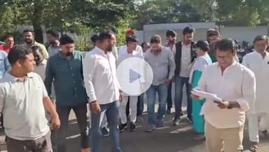 खंडवा नगर: खंडवा एसपी ऑफिस में कांग्रेस का हंगामा! सोशल मीडिया पर “जेहादी” शब्द लिखने पर सौंपा ज्ञापन