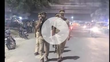 सिराथू: सैनी में कृषि मैदान में लगी प्रदर्शनी और नेशनल हाईवे पर पुलिस ने पैदल गश्त कर सुरक्षा का लिया जायज़ा