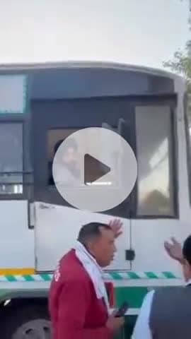 जगाधरी: रादौर: सवारियों को उतारने के बाद बस कंडक्टर और बस स्टैंड प्रबंधक की बहस का वीडियो वायरल