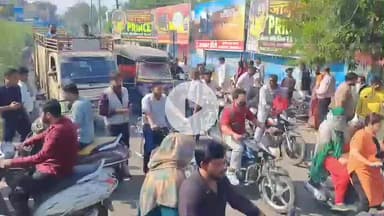 खंडवा नगर: जैन नर्सिंग होम के पास लूट, व्यापारी घायल, एसपी पहुंचे घटनास्थल