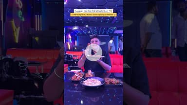 Hill n High Pub and Restro🕺🪩 #ytshorts #prayagraj #bar