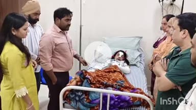 शाहजहांपुर: वैन हादसे में घायल बच्ची का हाल जानने अस्पताल पहुंचे एडीएम, लापरवाही पर जताई नाराज़गी