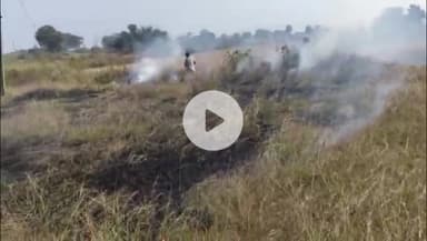 बगोदर: औंरा के दामा में हाईटेंशन तार धान के खेत में गिरने से मची अफरा-तफरी