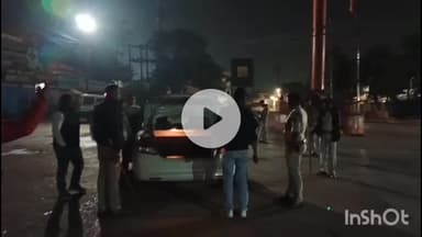 दुर्ग: दुर्ग पुलिस ने रात्रि नाकाबंदी और चेकिंग की