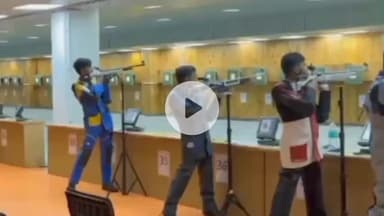 चूरू: जिला खेल स्टेडियम स्थित चिंकारा शूटिंग रेंज के खिलाड़ी कनिष्क का राष्ट्रीय शूटिंग के लिए हुआ चयन