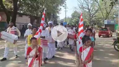 सिमडेगा: केंद्रीय सरना समिति सिमडेगा ने भगवान बिरसा मुंडा की 150वीं जयंती पर नगर भवन में दी श्रद्धांजलि