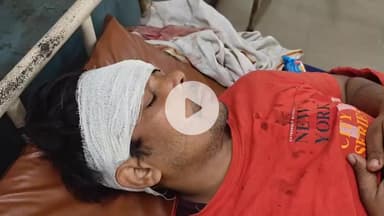 मथुरा: बाबा धीरेंद्र शास्त्री के दर्शनों को जाते 2 युवकों को पुलिस गाड़ी ने मारी टक्कर, दोनों को जिला अस्पताल में कराया भर्ती