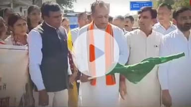 बाड़मेर: बाड़मेर में बिरसा मुंडा की 150वीं जयंती के उपलक्ष में आयोजित हुई शोभायात्रा, कैबिनेट मंत्री जोराराम कुमावत रहे उपस्थित