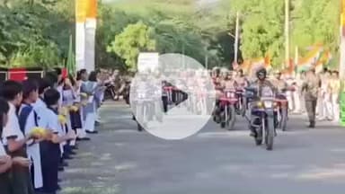 बाड़मेर: BSF के 60 वर्ष पूरे होने पर जम्मू से बाड़मेर पहुंची बाइक राइडर्स की रैली का बाड़मेर में जोरदार स्वागत